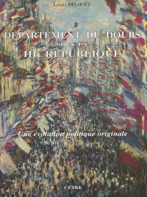 cover image of Le département du Doubs sous la IIIe République
